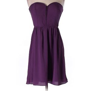 MM Couture by Miss Me Purple Sweetheart Dress